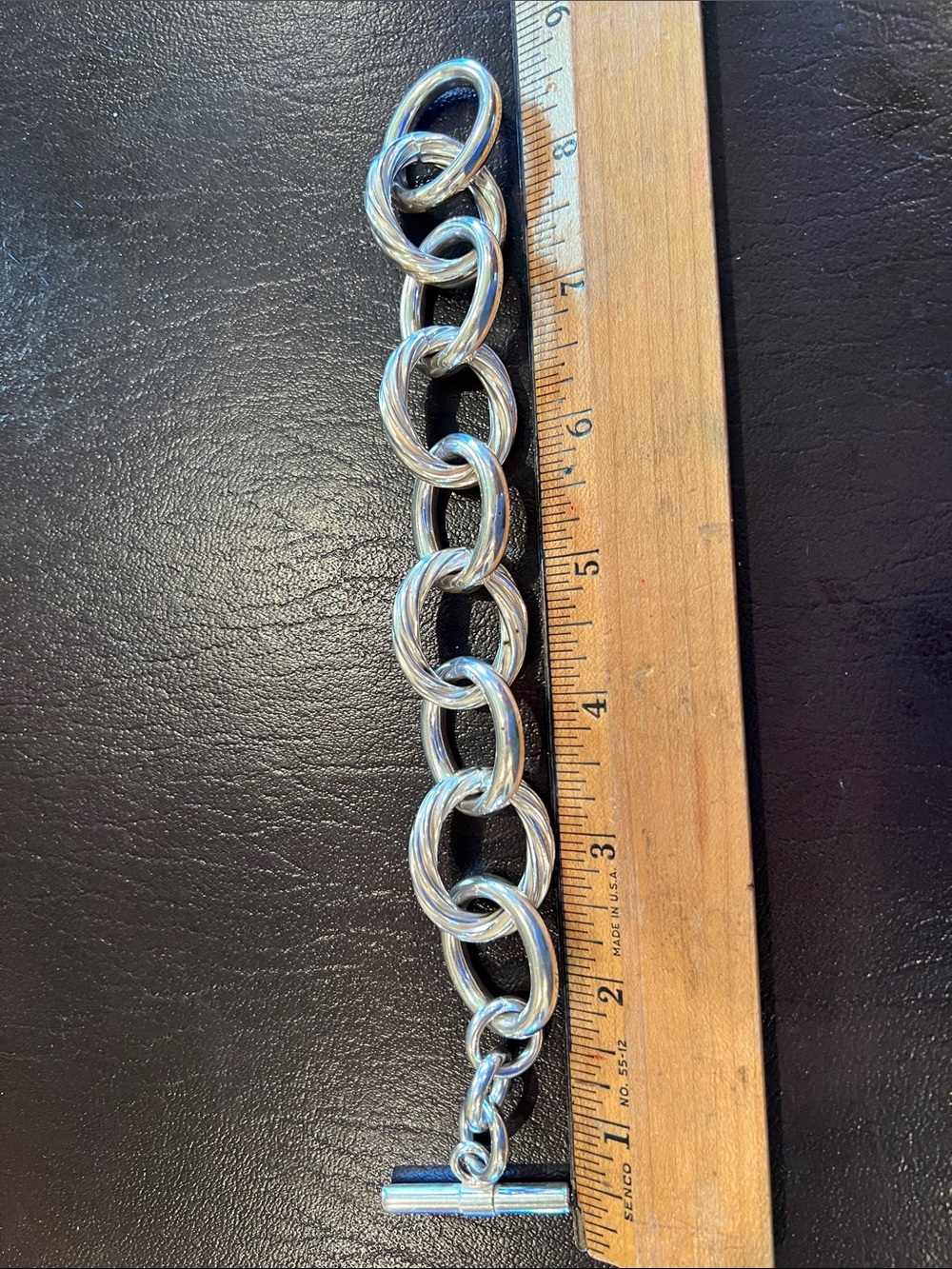 Sterling Silver chain link bracelet